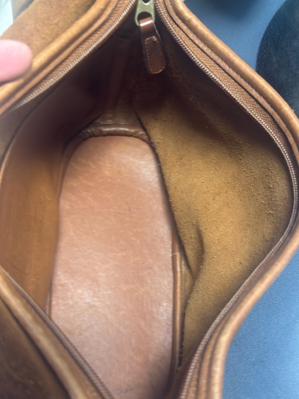 Authentic vintage Coach Fletcher glove tanned leather crossbody saddle bag - Picture 5 of 12